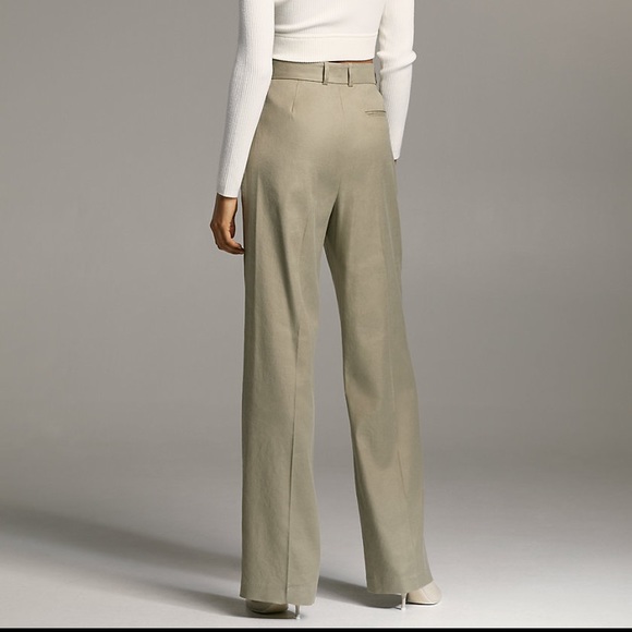 Babaton Sadiki Linen Pants Size 8 - Picture 3 of 10